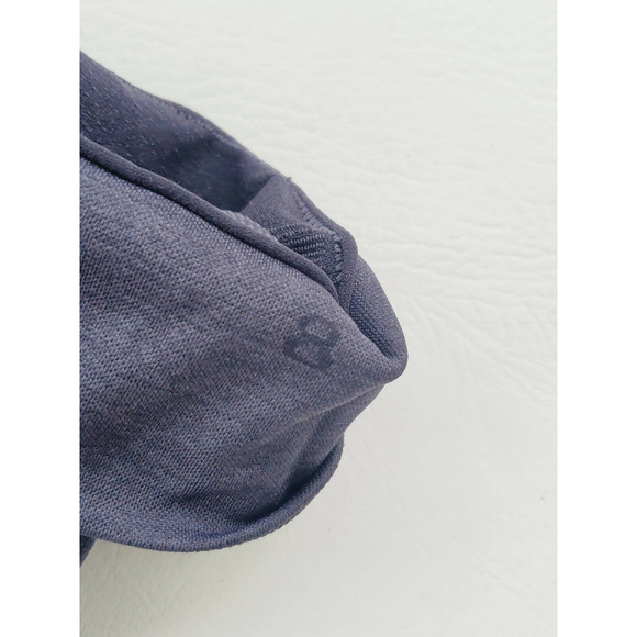 Lululemon Seamlessly Street Crop Heathered Naval Blue Seamless Leggings Size 8 - Picture 5 of 5